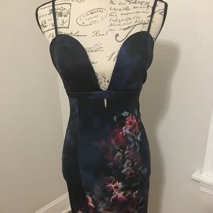 BeBe Scuba bodycon midi dress NWT